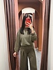 Cellie Wide Leg Sweat Pant | Olive