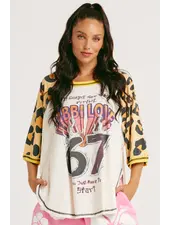 Sabbi The 67 Raglan Tee Leopard