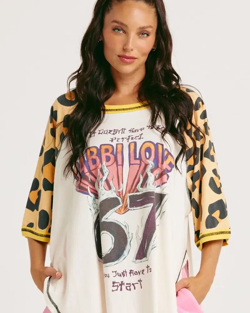 Sabbi The 67 Raglan Tee Leopard