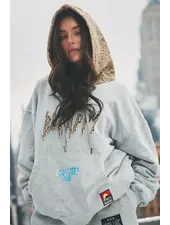 Sabbi Be Happy Leopard Hoodie