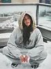 Sabbi Be Happy Leopard Hoodie