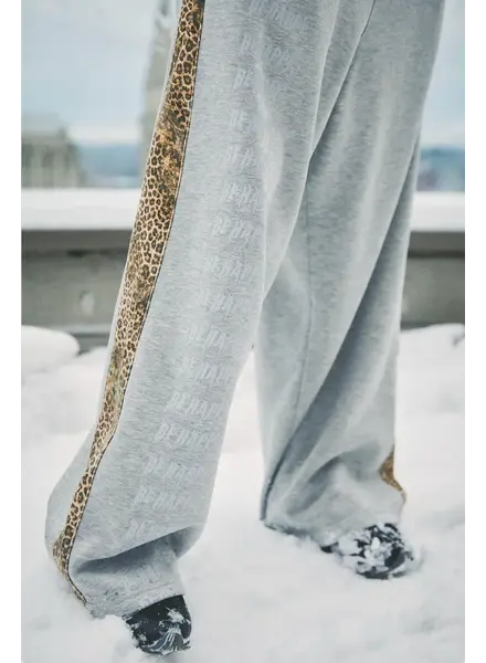 Sabbi Be Happy Wide Leg Sweat Pants | Leopard
