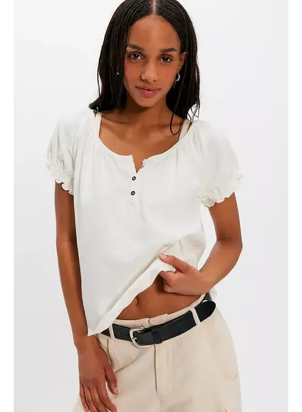 Free People Issa Tee | Ivory