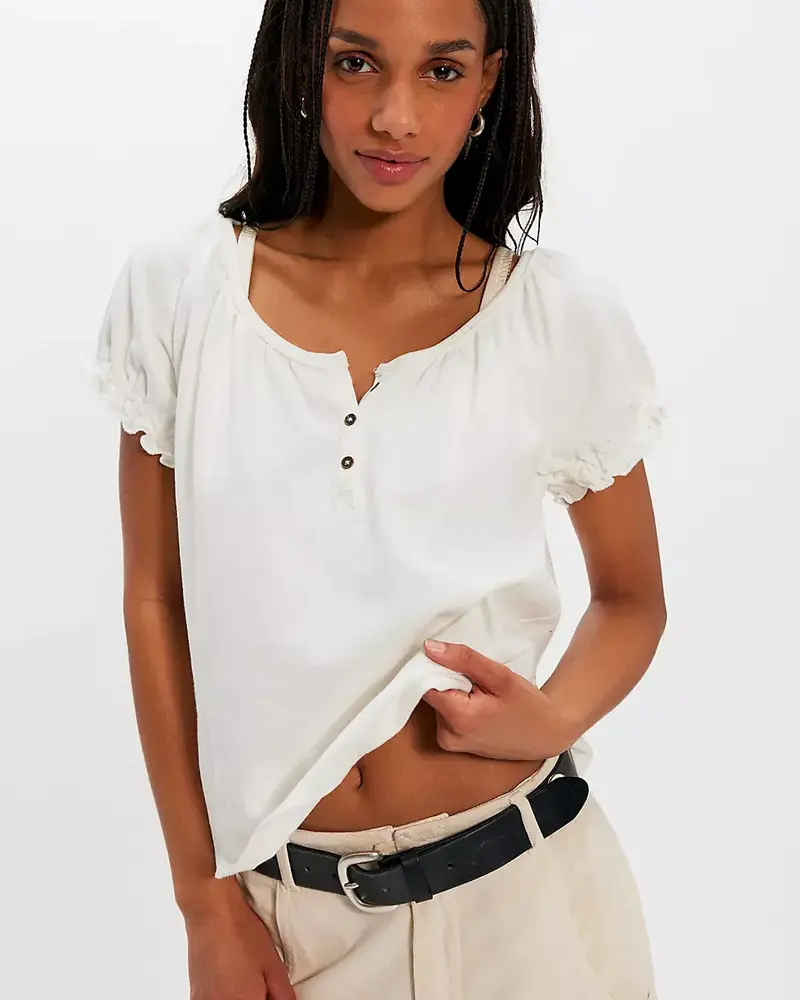 Free People Issa Tee | Ivory