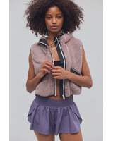 Free People Sky High Fleece Vest | Plum