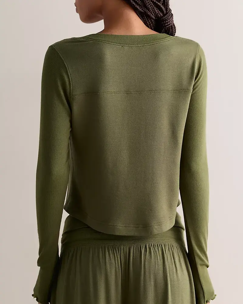 Free People Dream State Henley | Green
