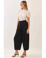 Bolton Linen Balloon Pants | Black