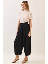 Bolton Linen Balloon Pants | Black