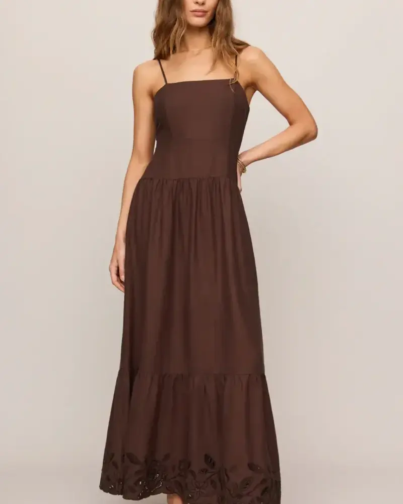 Z Supply Esti Embroidered Maxi Dress