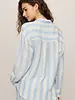 Z Supply Perfect Striped Linen Button Up | Skyline