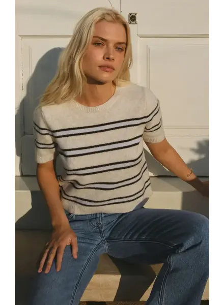 Z Supply Gatewood Stripe Sweater Tee