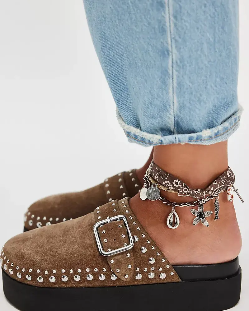 Free People Cayatana Studded Mule