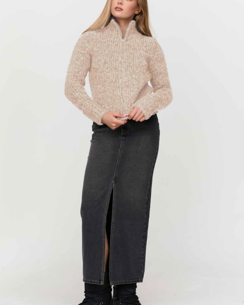 Veronica Knit Cardigan | Beige