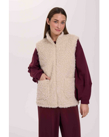 Teddy Sherpa Vest | Biege