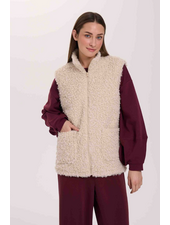 Teddy Sherpa Vest | Biege