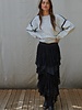 Lacy Tiered Maxi Skirt