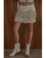 Jackson Fringed Mini Skirt