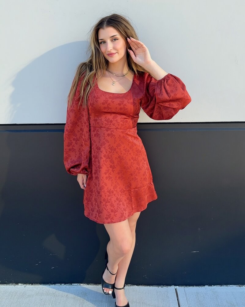 Lovely Floral Mini Dress