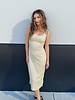 Goldie Sequin Mesh Sleeveless Bodycon Midi Dress