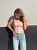 Floral Square Crop Top