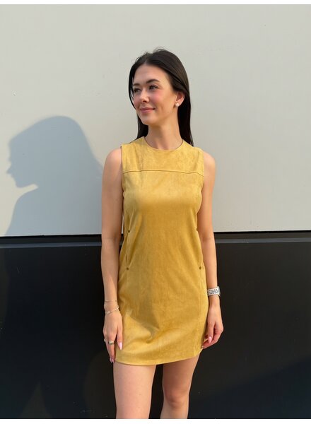 Secci Suede Mini Dress