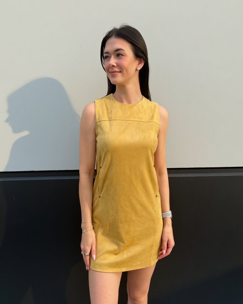 Secci Suede Mini Dress