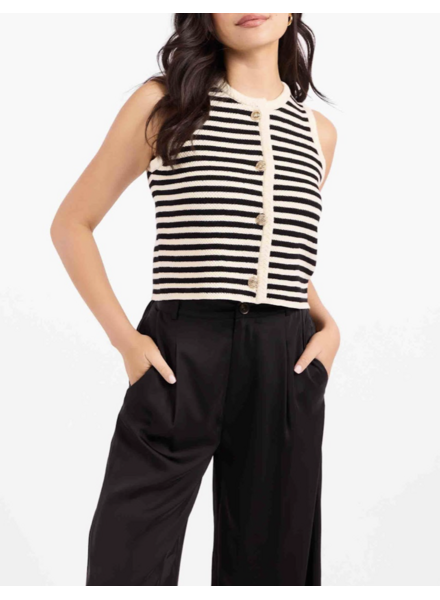 Manon Stripe Sweater Vest