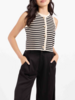 Manon Stripe Sweater Vest