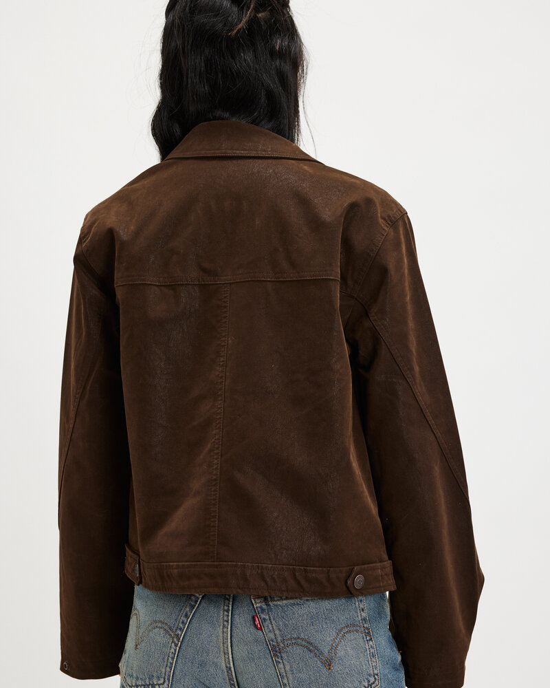 Free People Blair Vegan Suede Jacket