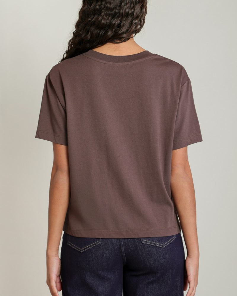 Ollie Essential Tee | Brown