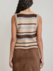 Astrid Stripe Knit Vest