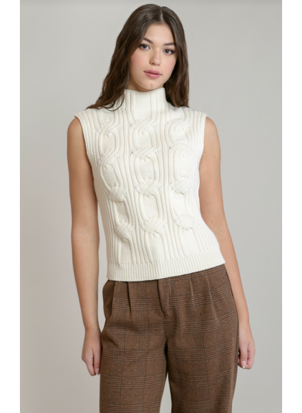 Bea Cable Knit Vest