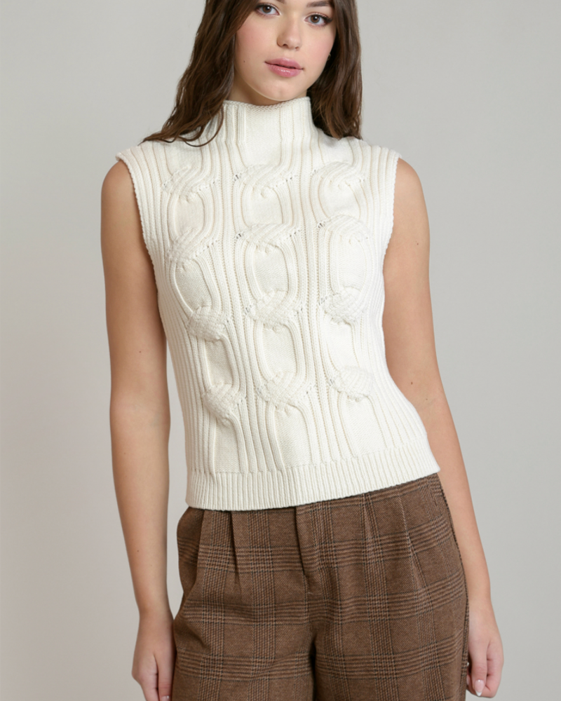 Bea Cable Knit Vest