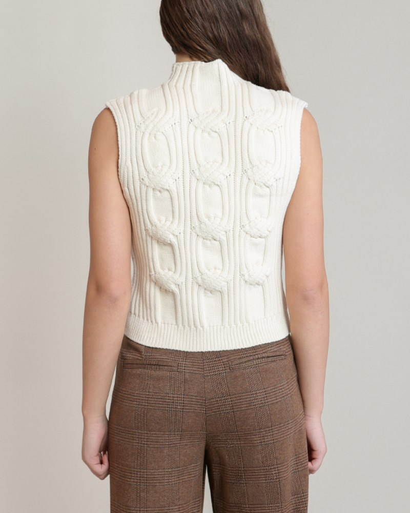 Bea Cable Knit Vest