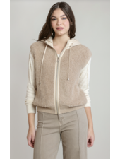 Maeve Boucle Vest | Biege