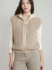 Maeve Boucle Vest | Biege