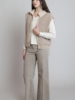Maeve Boucle Vest | Biege