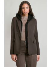 Detachable Hooded Blazer