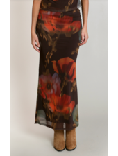 Victoria Mesh Floral Skirt
