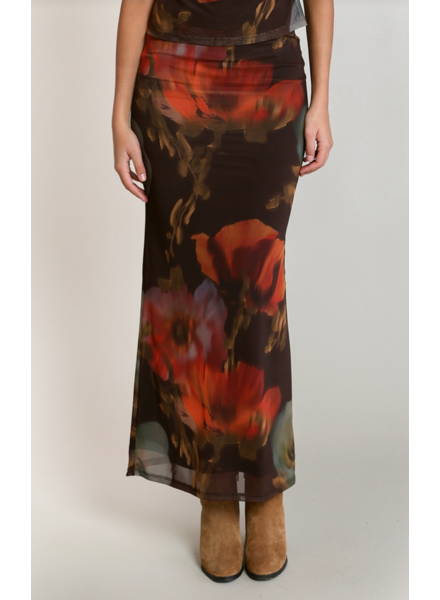 Victoria Mesh Floral Skirt