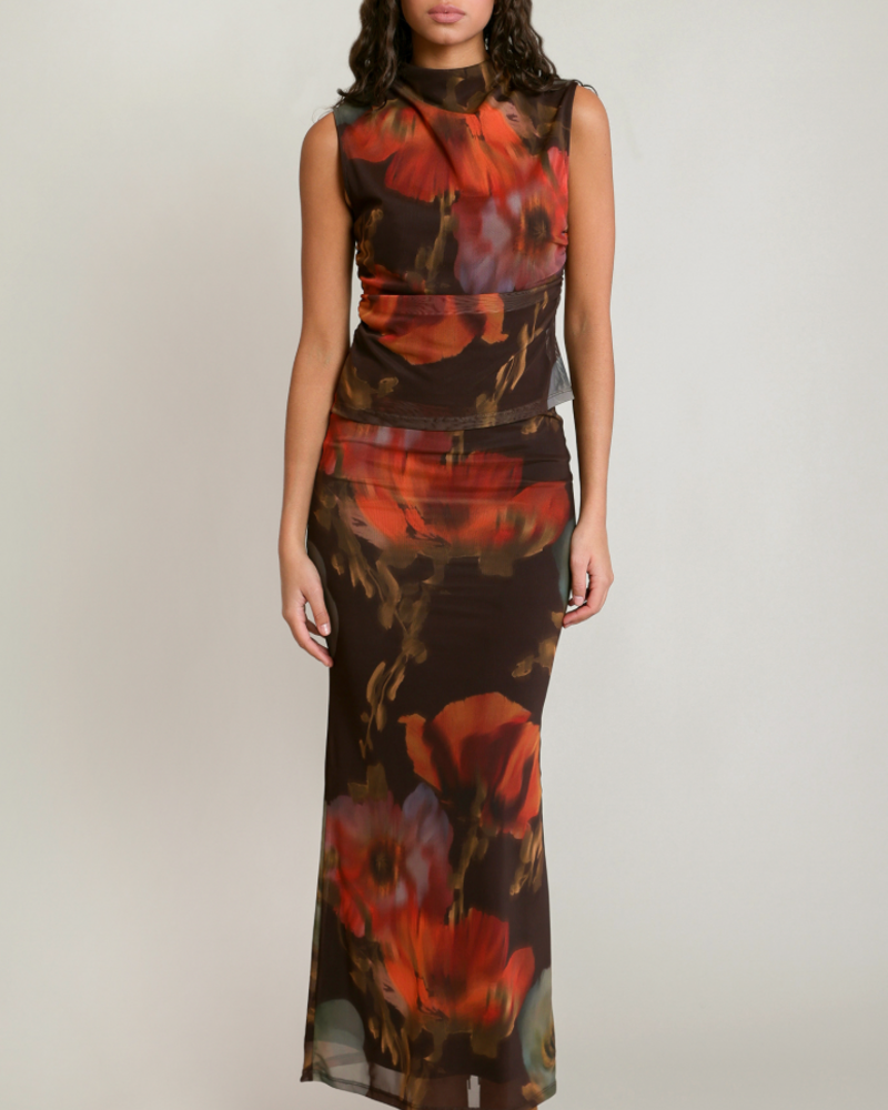 Victoria Mesh Floral Top