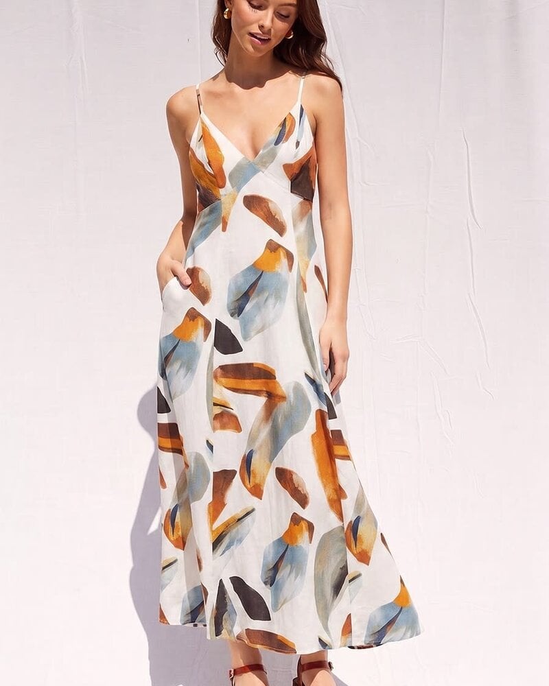 Norri Printed Maxi Dress