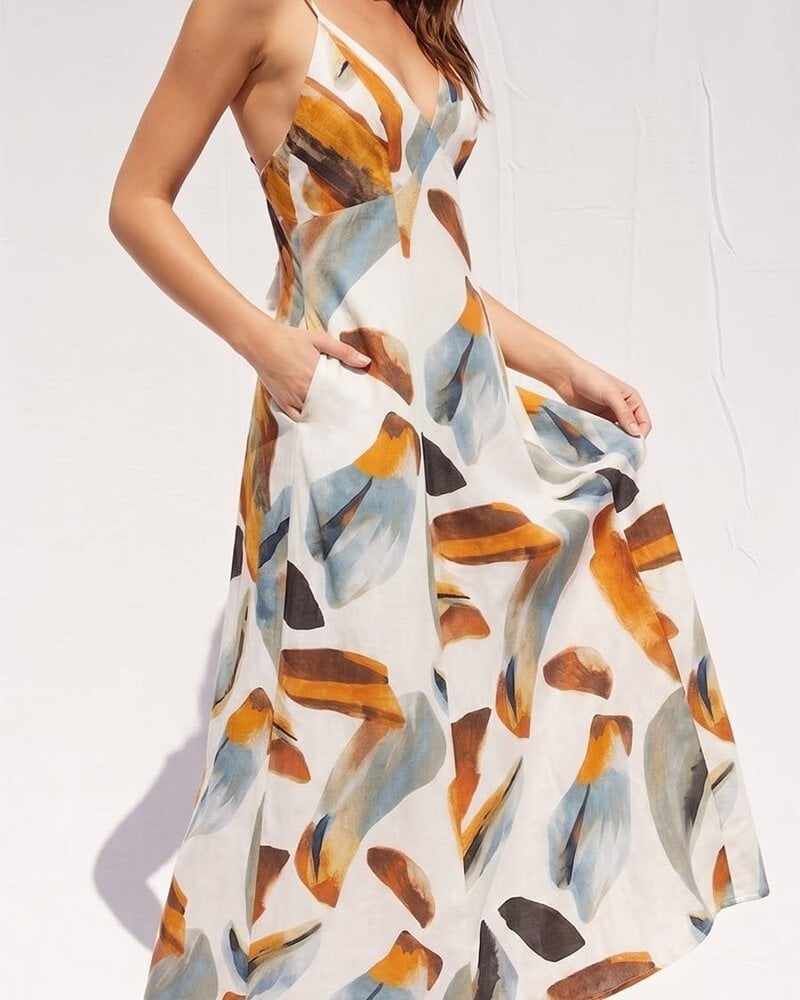 Norri Printed Maxi Dress