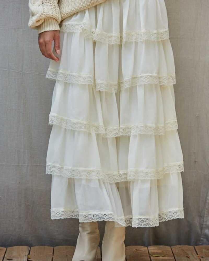 Lover Girl Tiered Skirt