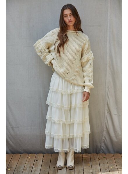 Lover Girl Tiered Skirt