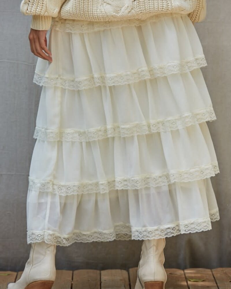 Lover Girl Tiered Skirt