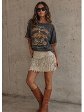 Jackson Fringed Mini Skirt