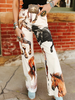 Vintage Running Horse Wide Leg Jean