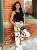 Vintage Running Horse Wide Leg Jean
