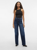 Vero Moda Tessa Wide Leg Jean | Deep Blue 32" Inseam